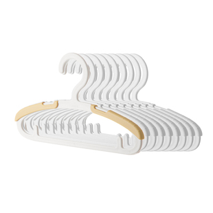 懒角落儿童衣架宝宝婴幼儿新生专用可伸缩中大童无痕挂衣服晾衣撑