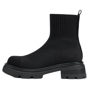 【宁儿专享】True Meaning·5.5cm·TM针织马丁靴袜靴女瘦瘦靴子