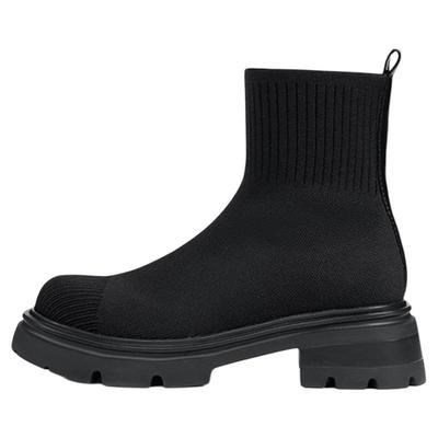 TM摩登情绪针织马丁靴