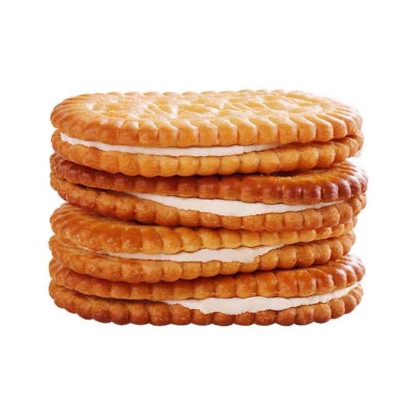 香蕉味儿童糕点整箱夹心饼干