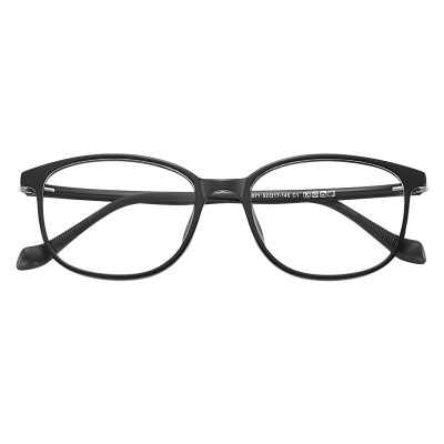 超轻黑框TR90学生专业定制眼镜女