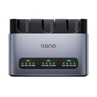 绿巨能lp-e17相机电池充电器30W轻铝快充底座三口CM3适用R50 R8 R1 m6mark2 R10 RP 200D二代750D760D充电器