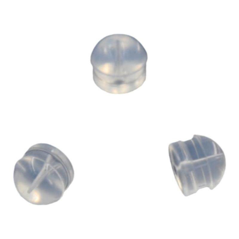 耳堵硅胶防掉扎过敏耳塞耳环耳钉帽后堵塞扣子配件睡觉医用耳钉塞