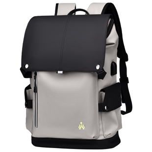 2025新款背包通勤双肩包男款大容量电脑旅行包高中大学生书包潮流