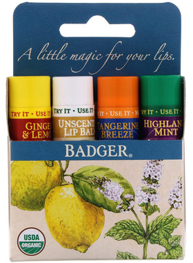 美国草本润唇膏Badger滋润修护