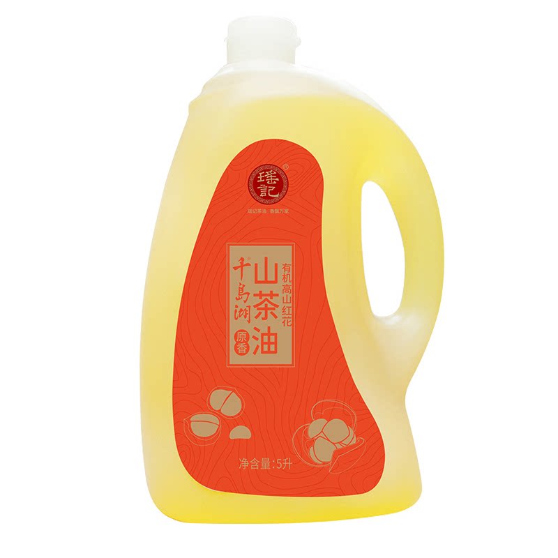 瑶记有机高山红花山茶油5L
