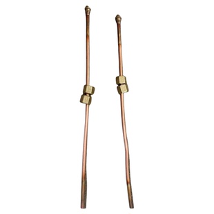 M8内丝猛火灶燃气灶配件铜管主气阀总成开关高压大锅灶配件铜管