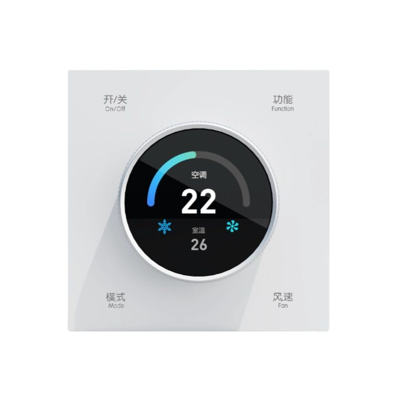 拓凡悠觅空调地暖新风温控面板三合一适用米家小爱蓝牙mesh2.0