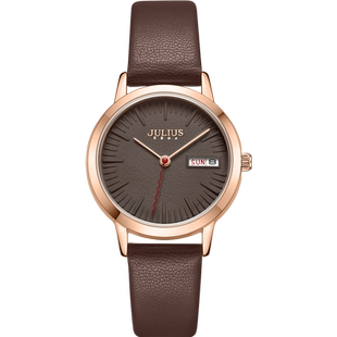 聚利时手表女石英表轻奢小众复古女表2026新款防水正品名牌手表