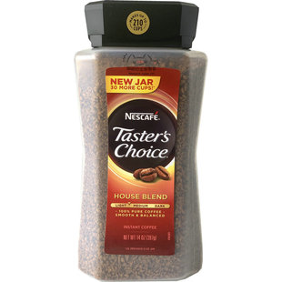 包邮新装美国进口NESCAFE 原香金牌雀巢原味速溶纯咖啡397克瓶装
