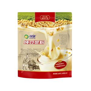 【配料只有纯大豆】冰泉黄豆纯豆浆粉216g无添加糖高蛋白健身轻食