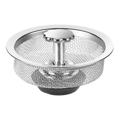 厨房水槽过滤网不锈钢加厚通用老式漏网水池洗菜盆残渣过滤神器