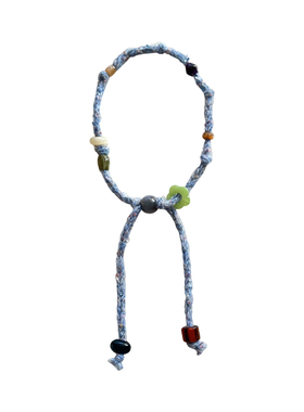 毛线串珠项链女生2025新款配饰