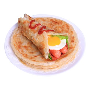 麦麦颂早餐手抓饼面饼家庭装煎饼饼皮原味葱香油饼各20片装包邮