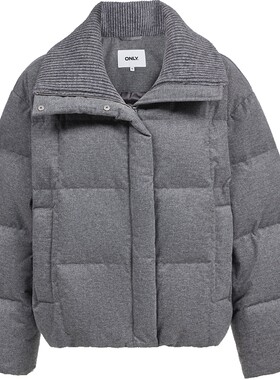 ONLY90白鸭绒宽松保暖羽绒服