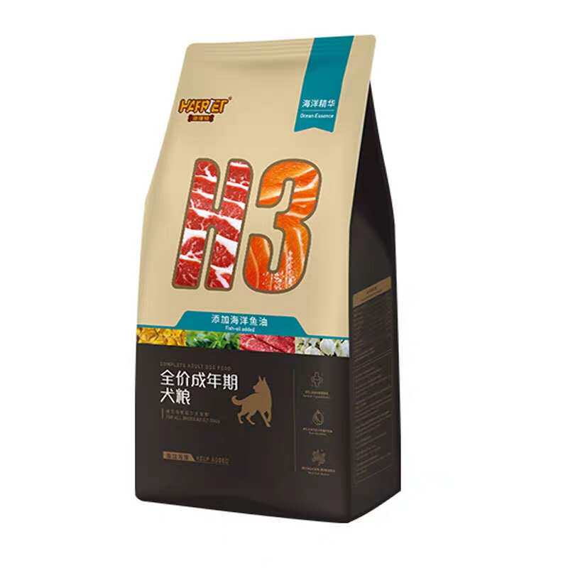 海瑞特狗粮健肤美毛去泪痕助消化