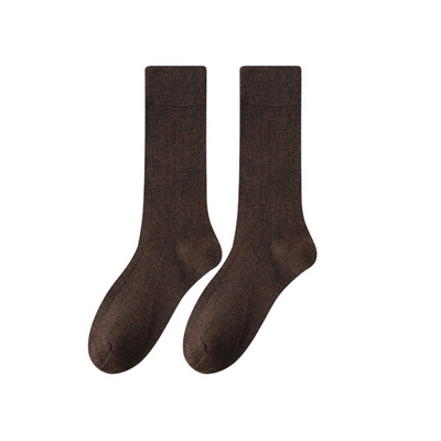 39-50码中筒袜男士女松口纯棉袜子大脚不勒脚加厚长袜加绒胖厚