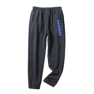 无惧寒冷!高端户外秋冬男女情侣加绒加厚防风保暖束脚卫裤休闲裤