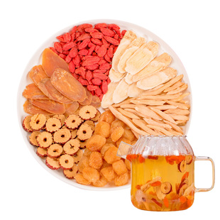 红参麦冬饮当归黄芪麦冬枸杞红枣补女生喝的气花茶血调理茶包正品