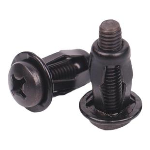 汽车固定车牌黑色花瓣膨胀螺母铆钉大众牌照卡扣螺丝柳钉拉铆灯笼