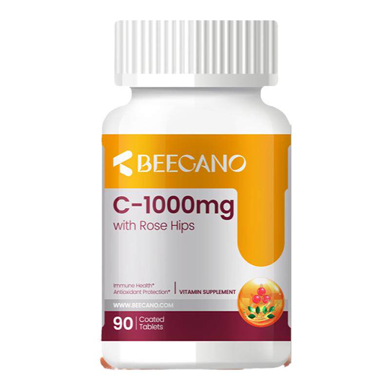 美国进口vc片维生素c片美白淡斑天然维他命c咀嚼片儿童维C成人