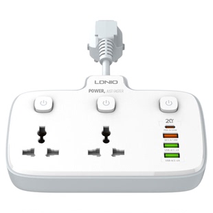 LDNIO跨境USB排插手机充电器扩展插座板家用电源延长线拖板多孔插座Power strip英式港式美式欧式澳洲插线板c