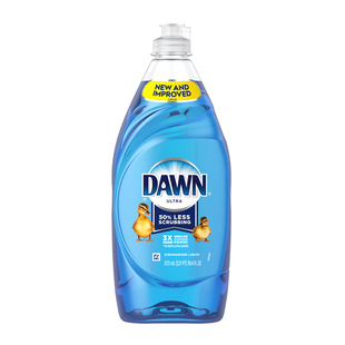 包邮美国宝洁DAWN滴然小黄鸭超浓缩洗洁精温和宠物用171ml1瓶去油