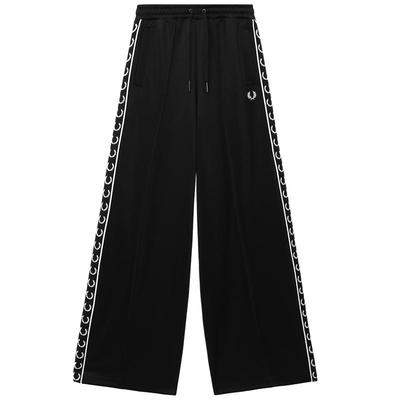 FRED PERRY女士运动休闲长裤2025冬季新款麦穗logo串标抽绳T1102