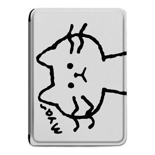 电子书适用汉王clear6pro阅读器plus定制6寸电纸书clear7搞怪猫咪Turbo磁吸保护套N10mini7.8寸保护壳简约潮