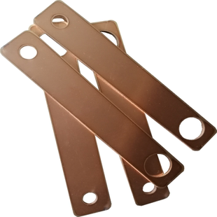 T2紫铜板加工紫铜汇流排定制CNC加工折弯镀锡镍纯铜激光切割加工