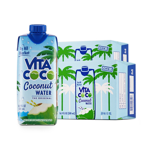 唯他可可Vita Coco进口椰子水椰汁低糖低卡补充电解质500ml*24瓶