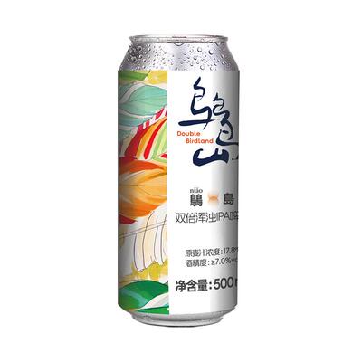 高大师鸟岛双倍干投浑浊IPA精酿生鲜啤酒果味小麦原浆500ml*6罐装