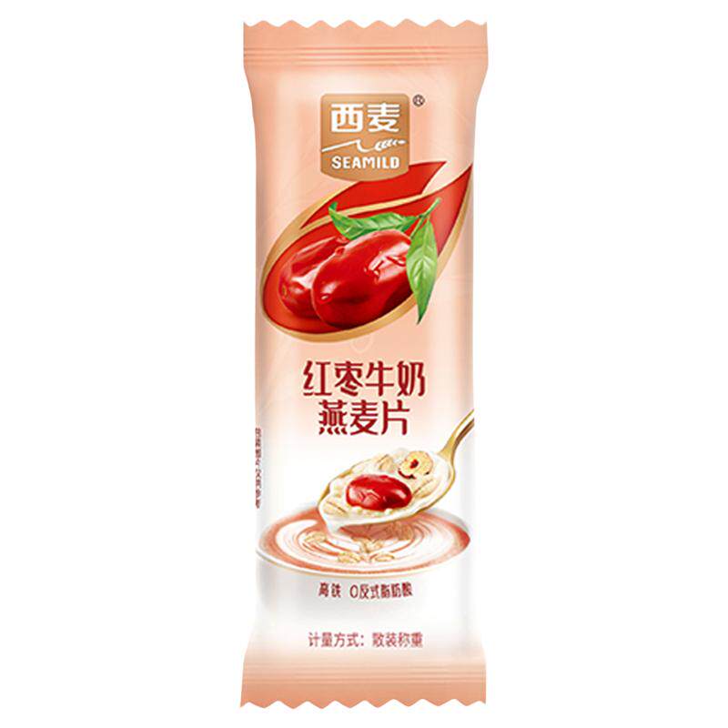 西麦牛奶燕麦片袋装即食冲泡营养代餐早餐冲饮赠西澳阳光