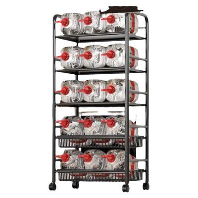 加厚碳钢材质置地式收纳置物架