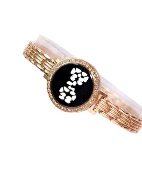 新款韩版LED简约合金套装手链式