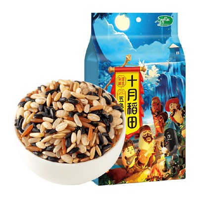 十月稻田五色糙米均衡配比