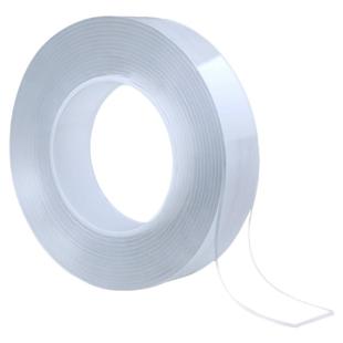 纳米双面胶高粘度强力双面贴固定墙面超强防水车用万能粘胶贴片无痕透明胶带魔力贴强力粘双面不留痕胶贴胶布