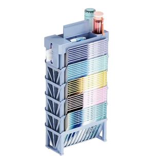 晨光书桌收纳置物架书本收纳可移动教室桌边书架高中学生书桌书本收纳神器桌边旁边书房侧书袋挂袋书立架桌面