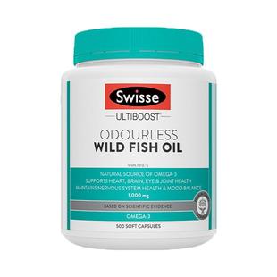 澳洲Swisse斯维诗深海鱼油软胶囊omega3非鱼肝油中老年人部分临期