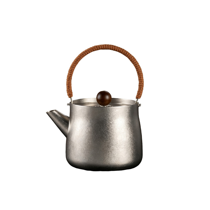 茶皇子纯钛提梁泡茶壶茶具高档