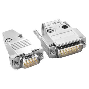 工业级 DB9 DB15 DB25母头公头COM串口头实心镀金针9/15/25针插头