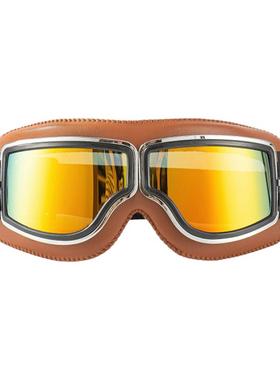 摩托车哈雷风镜机车头盔护目镜