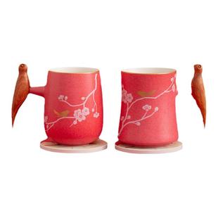 上新了故宫喜上眉梢陶瓷对杯情侣伴手礼结婚敬茶杯伴手礼新婚礼物