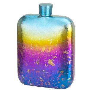 钛途TiTo纯钛酒壶方形170ml户外酒具复古便携式迷你白酒洋酒喝酒