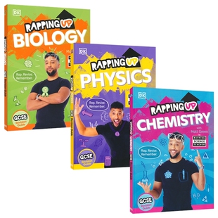 DK Rapping Up Biology Physics Chemistry 说唱生物 物理 化学 趣味复习指南 GCSE备考 初中科学知识点笔记 英文原版进口教辅