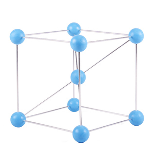 金属晶体球棍模型大号钋钠铜锌晶胞模型简单立方体心面心六方双色教师演示用化学人教苏教版密堆积结构