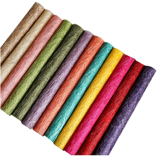 星语 乱麻系列鲜花花束包装纸草编网纤维纸镂空艺术纸花艺花店DIY