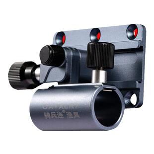 新款钓箱配件支架套装炮台架饵料盘架鱼护架三件套加厚防丢螺丝款