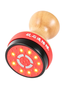 红光砭石通阳罐刮痧温灸脉冲振动