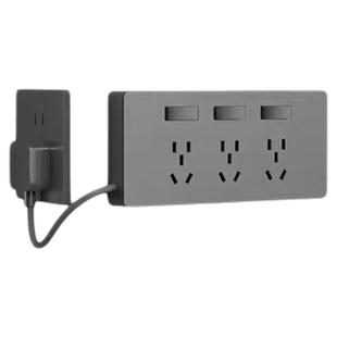 86型16A扩展插座带指示灯多功能转换器带线插头接线板免接线插排